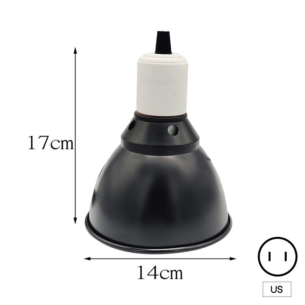Reptile Heating Lampshade 110V 220V Lizard Snake Climbing Pet Insulation Heating Lamp Pet Heat-resistant Heating Lamp Holder