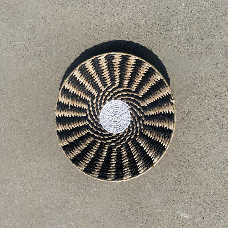 Nordic Straw Cattail Wall Art Ornament for Bedroom Decor