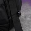 Men Skull Pin Brooch, Safety Brooch with Lock Design, 3D Cool Jewelry Carving Halloween Punk Accessory for Jackets Lapels Backpacks Gift