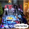 Custom Name K-Pop Tiger's Spirit Blanket  Ideal Bedding Blanket Perfect for Travel, Camping, Living Rooms, Offices, Sofas, Fan Christmas Gift