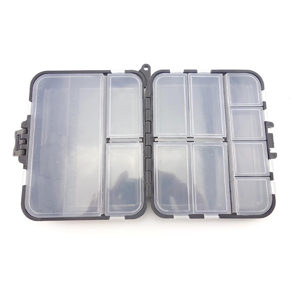 1 Piece 12x10x3.5cm Mini Storage Case Flying Fishing Tackle Box ABS Material New