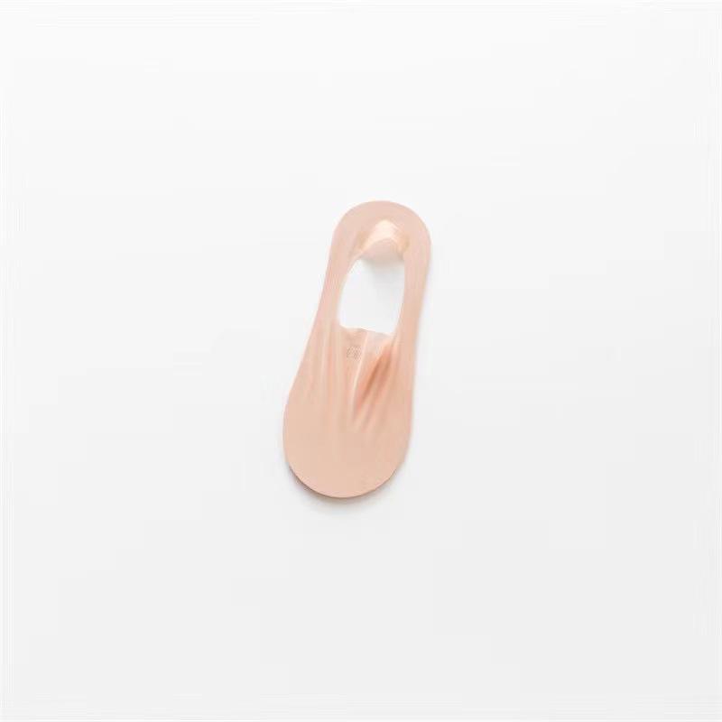 Dámské ultratenké letní ponožky, které nejsou vidět – Průhledné ledové hedvábí s protiskluzovou bavlněnou spodní částí