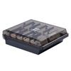 Plastic File Card Storage Box Large Business Card Organizer with Lid Office Supplies Storage Box for Desk
