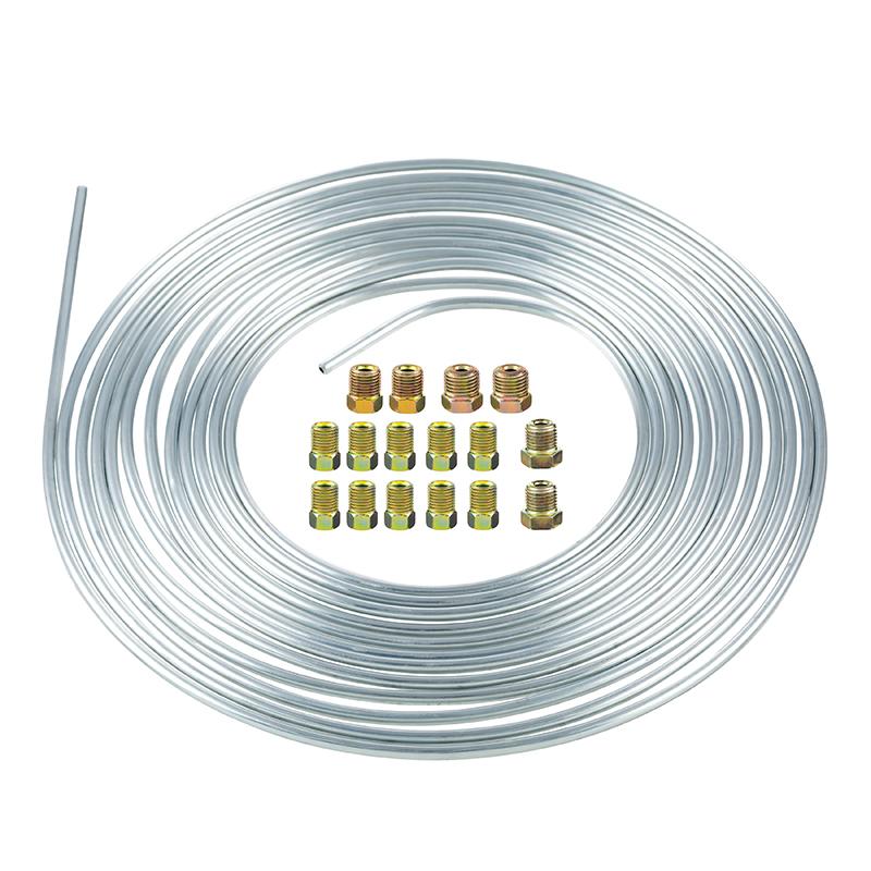 Mașină 25 Ft Tubulatură Bobină Linie Frână Cupru-Nichel și Kituri Accesorii Racorduri Țevi 3/16 OD Furtunuri Racorduri Arc Piese Auto de Schimb