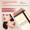 Dvouhlavý make-up tyčinka s vodním rozjasněním krycí lehká voděodolná dlouhotrvající make-up tyčinka s štětečkem módní dámská kosmetika