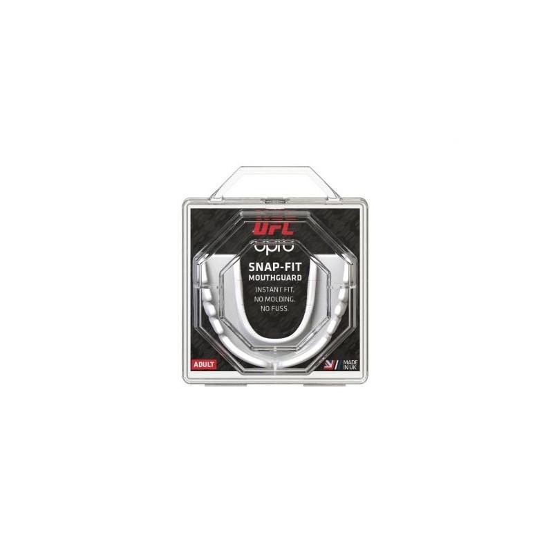 Opro UFC Snap Fit Boxing Mouthguard Universal White