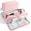 Large Capacity Multi-Layer Pencil Case: Stylish & Portable Stationery Organizer for Students & Adults