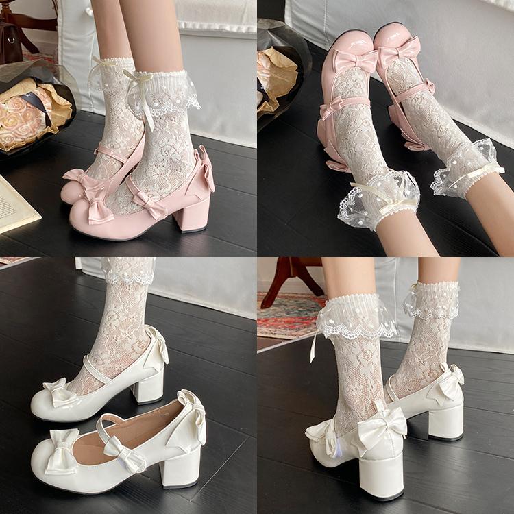 New Spring Autumn Mary Jane Shoes Shallow Round Toe Mid Heel Shoes Ladies Elegant Outdoor Single Pumps Shoes