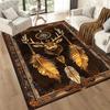 Deer Carpet Design for Bedrooms Dining Room Balcony Study Room Antislip Carpet Anime Office Decor Perfect Birthday/Christmas Gift Idea