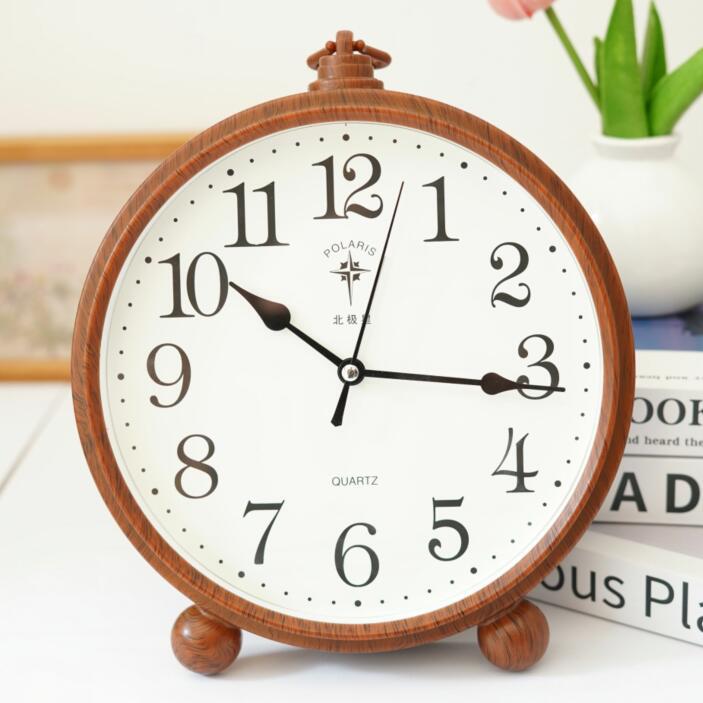 Polaris Senior Man Silent Alarm Clock Big Digital Home Clock Modern Simple Student Desktop Living Room Bedroom Desk Clock