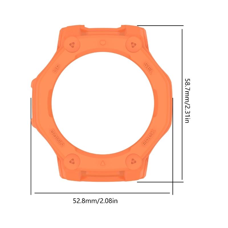 Lichtgewicht Skeletons Beschermhoes Sterke TPU Cover Half Gesloten Beschermende Schaal Horloge Accessoires voor Smartwatches