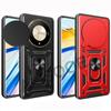Armor Funda für Honor Magic 6 Lite 5G Hülle Schiebekamera Schutz Ringständer Schutzhülle für Honor Magic6 Lite Capa