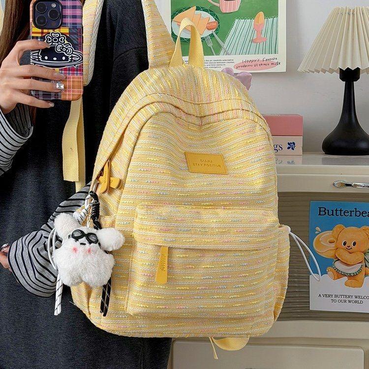 Zaino stile letterario ins giapponese piccolo fresco a quadri zaino scolastico femminile campus scuola superiore studente universitario zaino autunno e inverno viaggio schiena