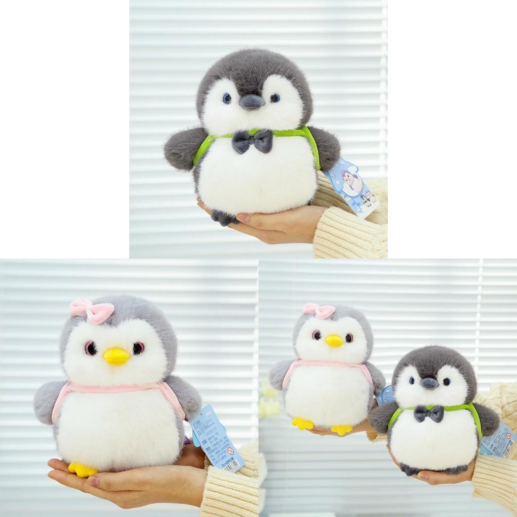 Brother Plush Penguin Sister Backpack Stuffed Animal Fun Bow Tie Toy Decoration