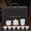 Ice Jade Porcelain Kung Fu Tea Set