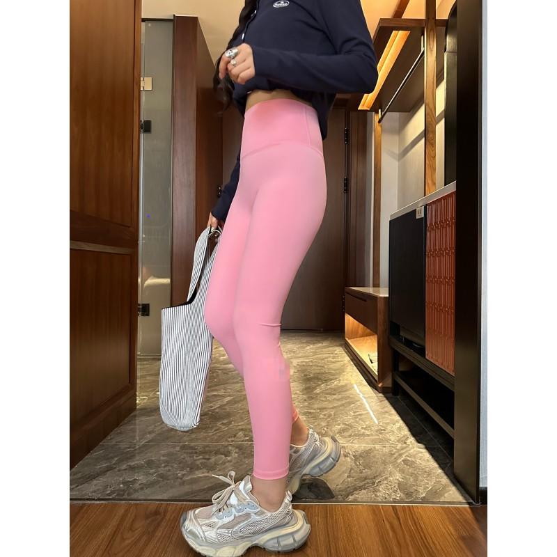 Ailogt Kendall Jiso Same High Waist Leggings Women Tummy Control Butt Lifting Yoga Pants Running Pilates 9/10 Length