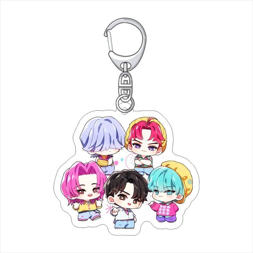 Kpop Demon Hunters Keychains Rumi Zoey Jinu Mira Sold My Soul Keyrings - Kpop Fans Accessories Gifts