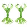 2Pcs 8CM/5G Umbrella Skirt Spider Soft Lure Colorful PVC Bionic Artificial Spider Bait Saltwater Freshwater Bass Snakehead Fishing Accessories