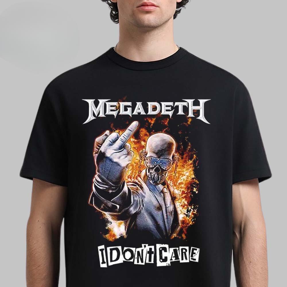 Megadeth Canada 2026 Tour Front Back Graphic Print T Shirt Unisex Thrash Metal Band Merch Short Sleeve Streetwear Tees Tops for Men Women Fan Clothes