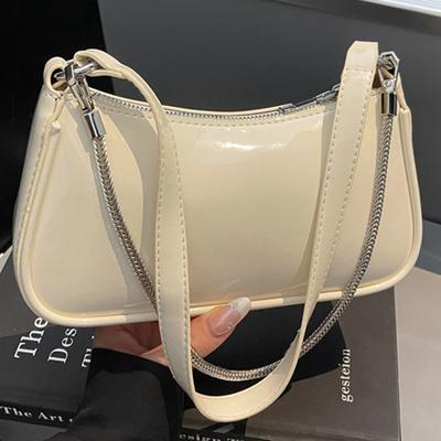 Korean Version of Simple High-value Shoulder Bag 2025 Summer New Chain Fashion Underarm Popular Hand Carry Messenger Women's Bag