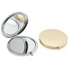Double-Sided Folding Pocket Mirror: Compact, Elegant, Engravable for Personalized Gifts