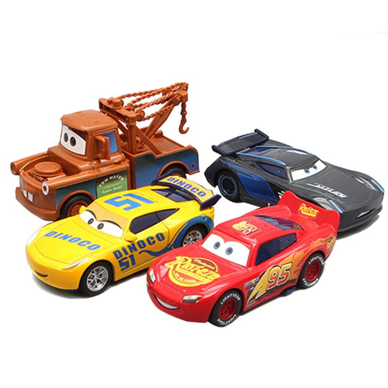 BIG SALE!!! Lightning McQueen Diecast Metal Alloy Cars Toys Cartoon Movie Vehicle Model Enligten Action Figure Toys For Children