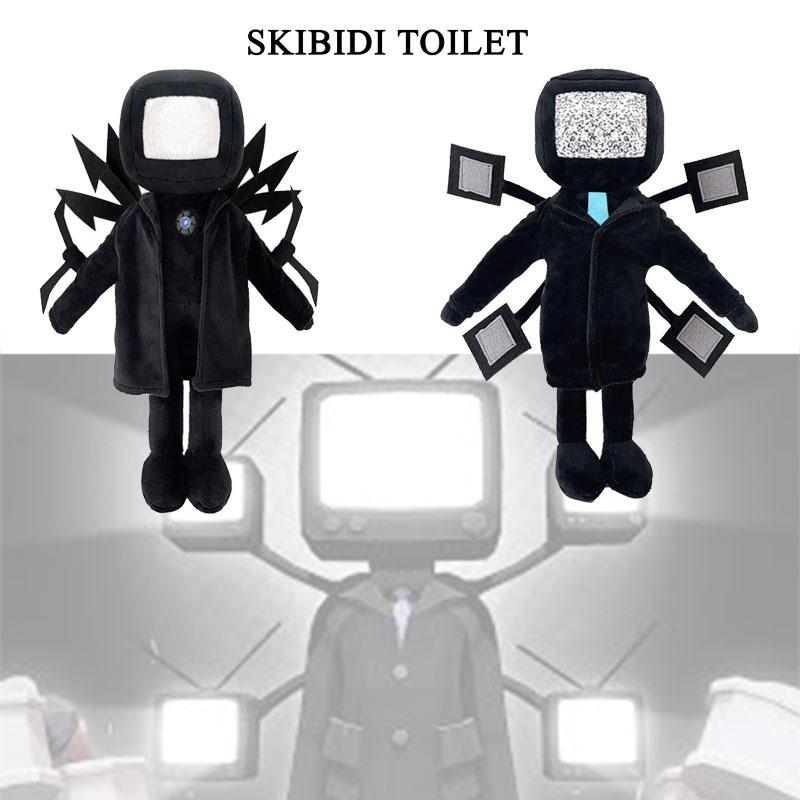 Plush Skibidi Toilet Dolls Television Stuffed Toys Tv Man Prank Game Props Decor