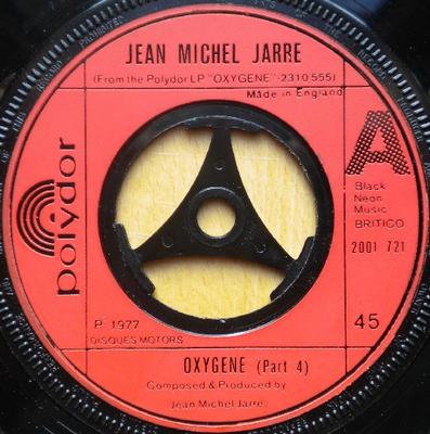 7inch Record JEAN-MICHEL JARRE - Oxygene (Part 4) 2001721 Polydor 1977 UK Dance & Electronica Used