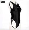 School Excellent Easy To Put On and Take Soft To the Cute and Super Sexy Shiny High Leg Competition Gymnastics Clothes [AESCO] Swimsuit, T-Bag,
