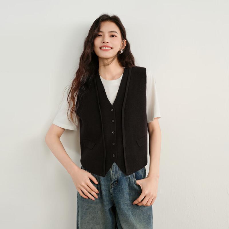 Elva' Island Women's Casual V-Neck Knit Vest