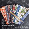 1pc Japanese Style Drawstring Utensil Bag Portable Cotton Linen Pouch for Chopsticks Spoon Straw Travel Cutlery Storage