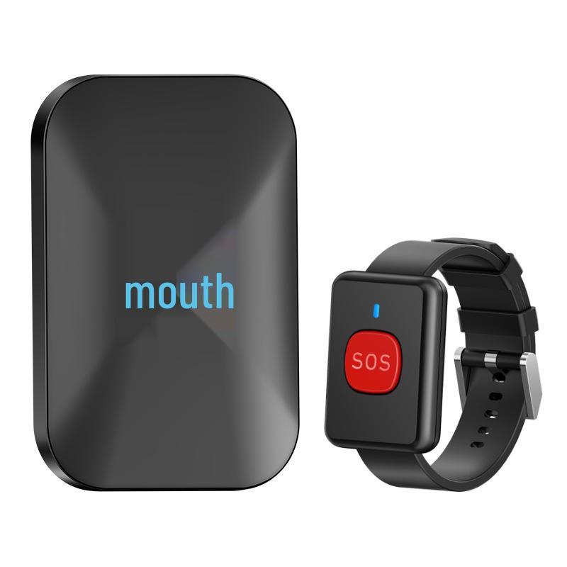 Elderly Fall Alert Wristband: Portable Night Alarm & Manual Push Reminder for Home Care