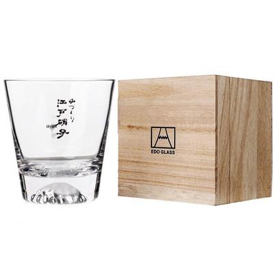 Fuji Mountain Cherry Blossom Snow Glass Cup