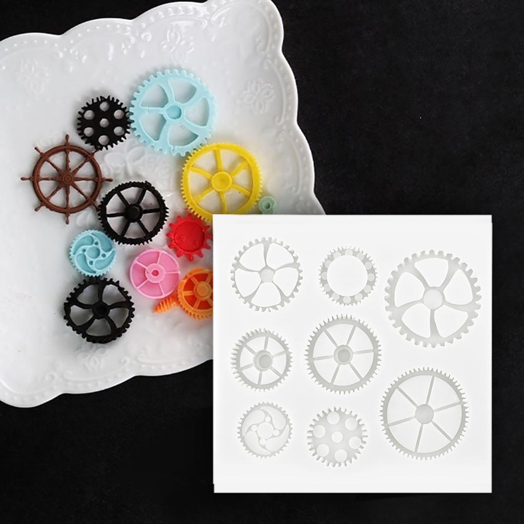 Fondant Molds Food Grade Silicone Cake Chocolake Maker Cake Decor Gray