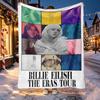 Billie Eilish Pattern Blanket for Home Decoration, Bed, Sofa, Car Travel, Camping, Suitable for All Seasons, Birthday Christmas Gift