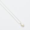 Premium Metal Copper-Plated Platinum Fashion Simple Lapis Lazuli White Shell Pendant Sweater Chain Temperament Versatile Necklace