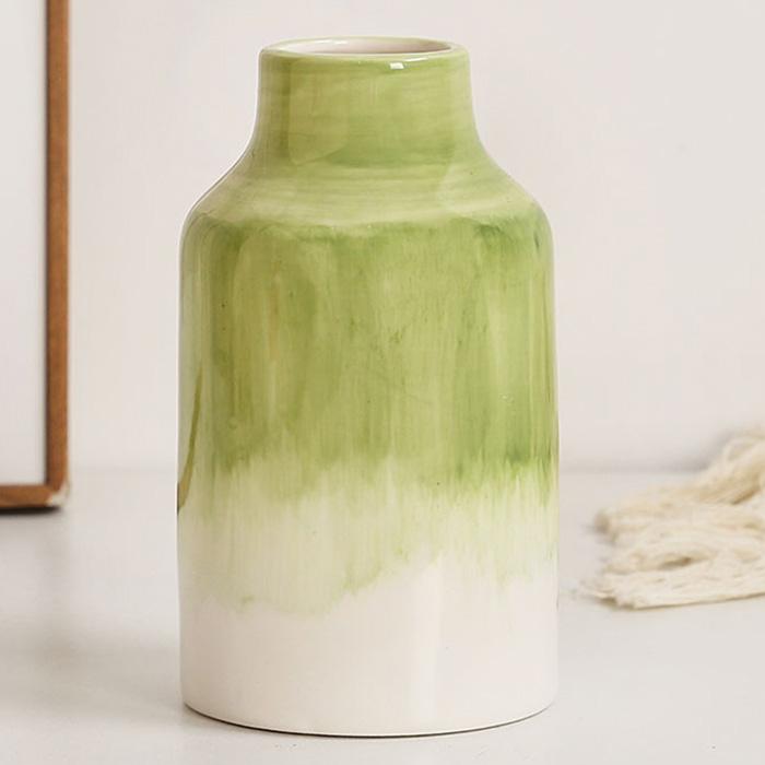 

Ваза Керамическая ваза Европейская классическая ваза Домашняя гостиница Цветочная композиция Модный орнамент Ваза C-S