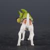 7cm Funny Green Mask Jack Russell Figure – Cartoon Dog PVC Statue, Adult Collectible Model Gift for Dog Lovers