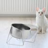 Elevated Cat Bowls Pet Food Feeding Dish Sturdy Water Feeder with Stand for Puppy Dogs