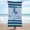 Beach Towel, Bath Towel, Microfiber Towel, Rectangular Beach Mat, Digital Printing Bath Towel, Shawl To Map