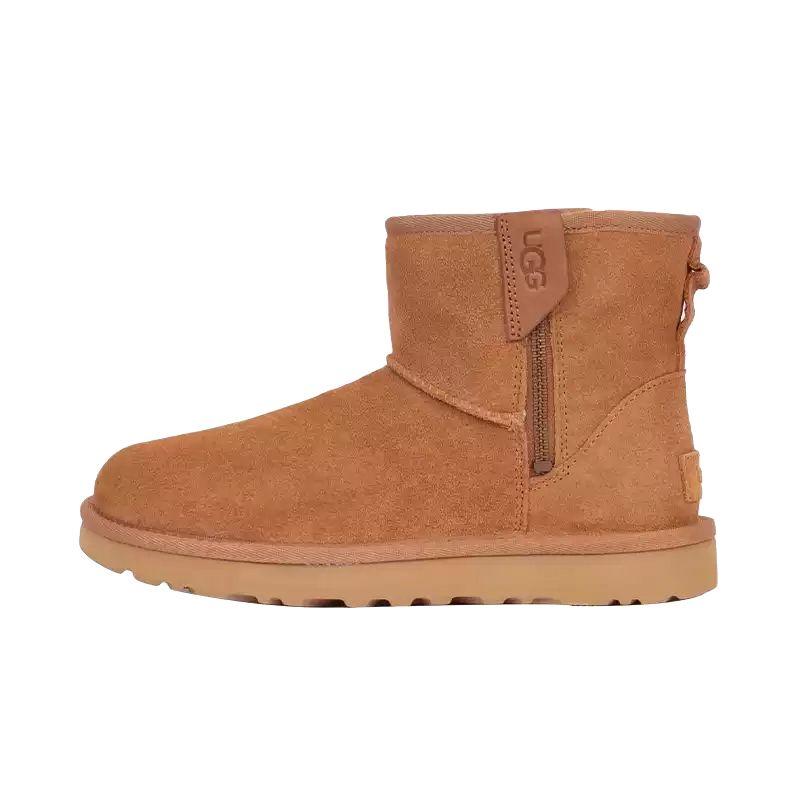 UGG Термоамортизация Нескользящие Короткие Снегоступы Женские Каштановые Кроссовки 1151230CHE 36