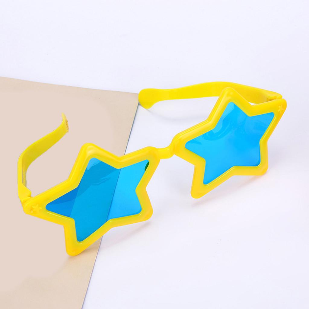 Fashion Star Shape Frame Sunglasses for Girls Wedding Party Girls Taking Photo Carnivals New Year Decors