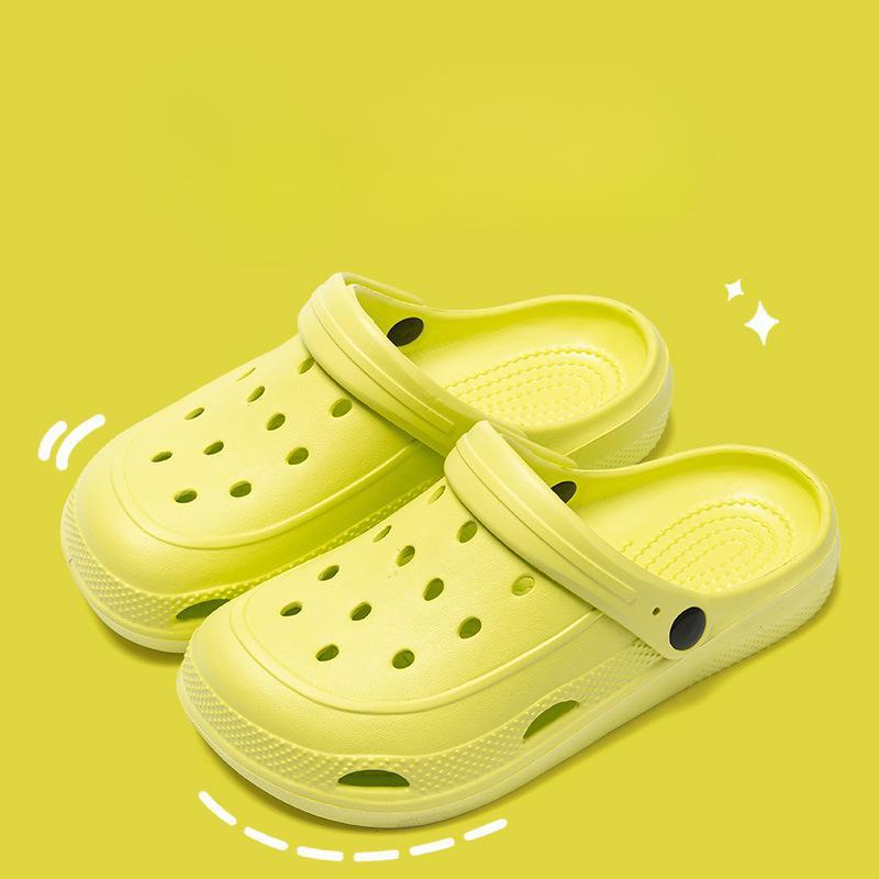 

Женские и мужские тапочки из ЭВА для отдыха на открытом воздухе - летние сандалии и домашняя обувь для пар 40-41 зелёный