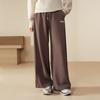 FILA Original Simple Solid Color Comfortable Lace-Up Casual Pants Women bottoms F51W639604FPU