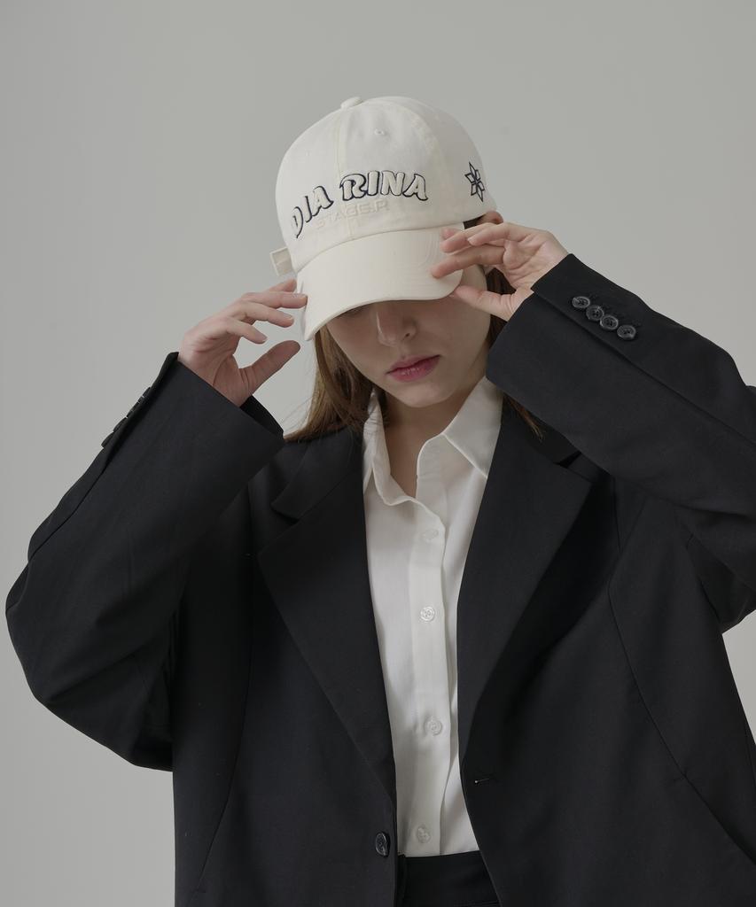 Seuteijial Diarina Washed Ball Cap [Cream]
