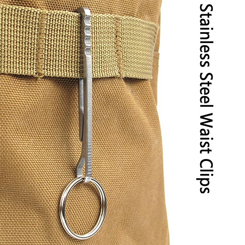 

Уличные инструменты Брелок из нержавеющей стали Кошелек с пряжкой Карабин Уличные инструменты