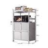 Modern Carbon Steel Kitchen Storage Cabinet