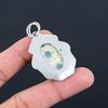 925 Sterling Silver Oval K2 Jasper Gemstone Wife Elegant Birthday Bezel Pendant