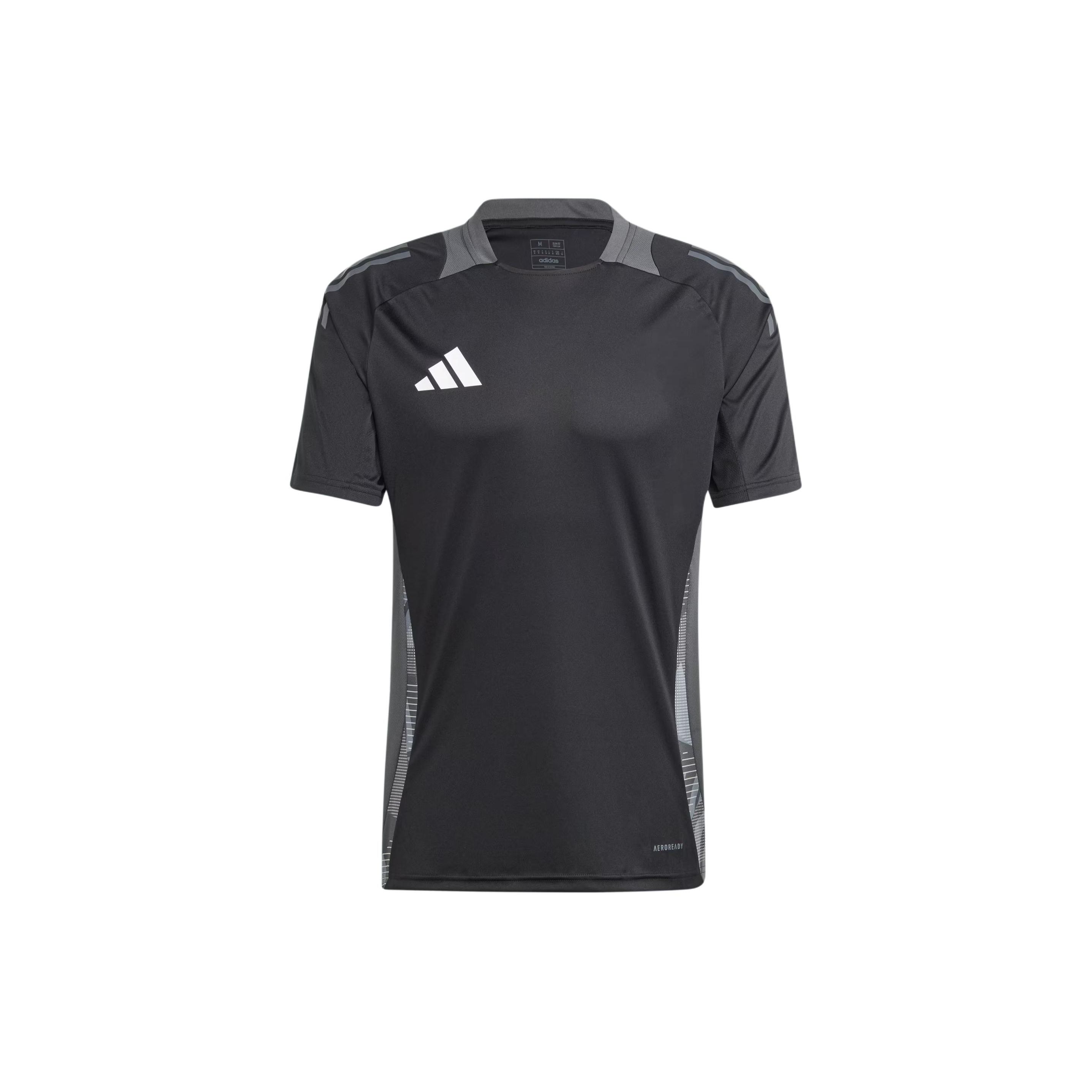 

Adidas Tiro 24 Competition Training Jersey Color Block Logo Short Sleeve Football Shirt Men tops Black IL8260 L