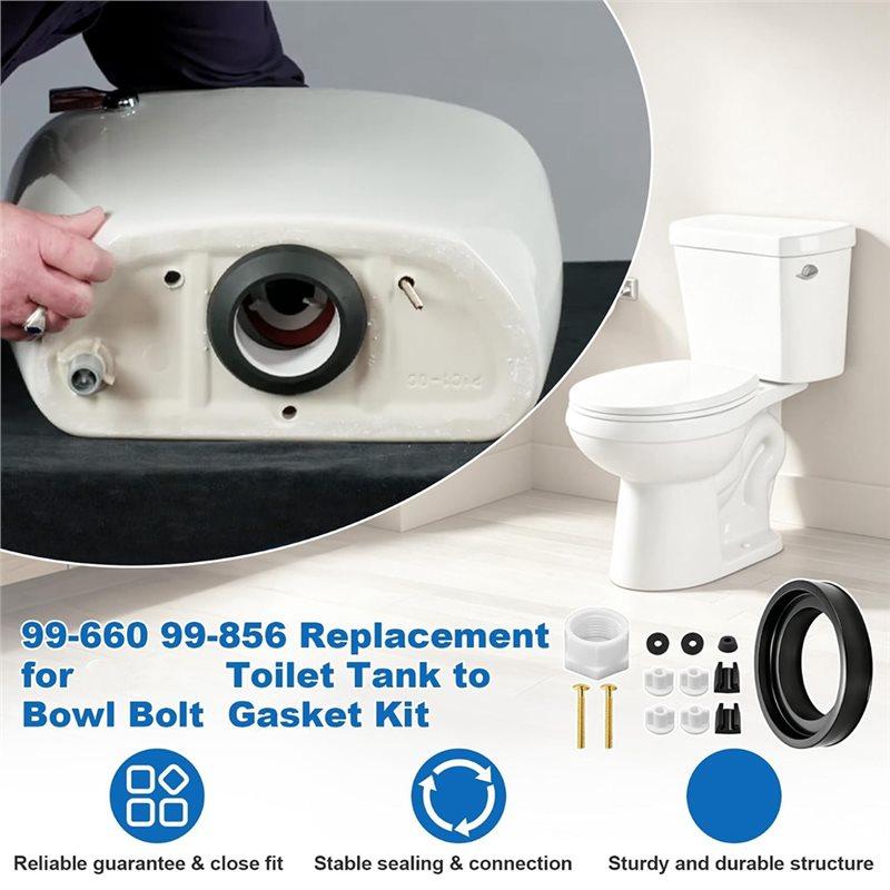 AT19-99-660 Tank To Bowl Bolt & Gasket Kit For Gerber Toilets Repair Parts